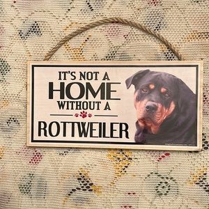 Rottweiler sign